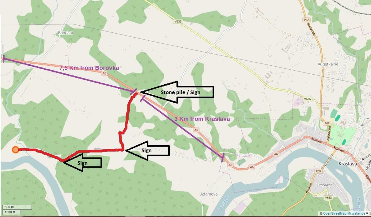 Nature Retreat "Upes Dizvietas" Krāslava Eksteriør billede